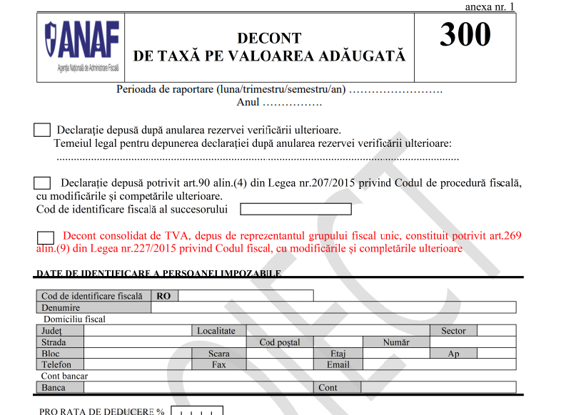 noul formular 300